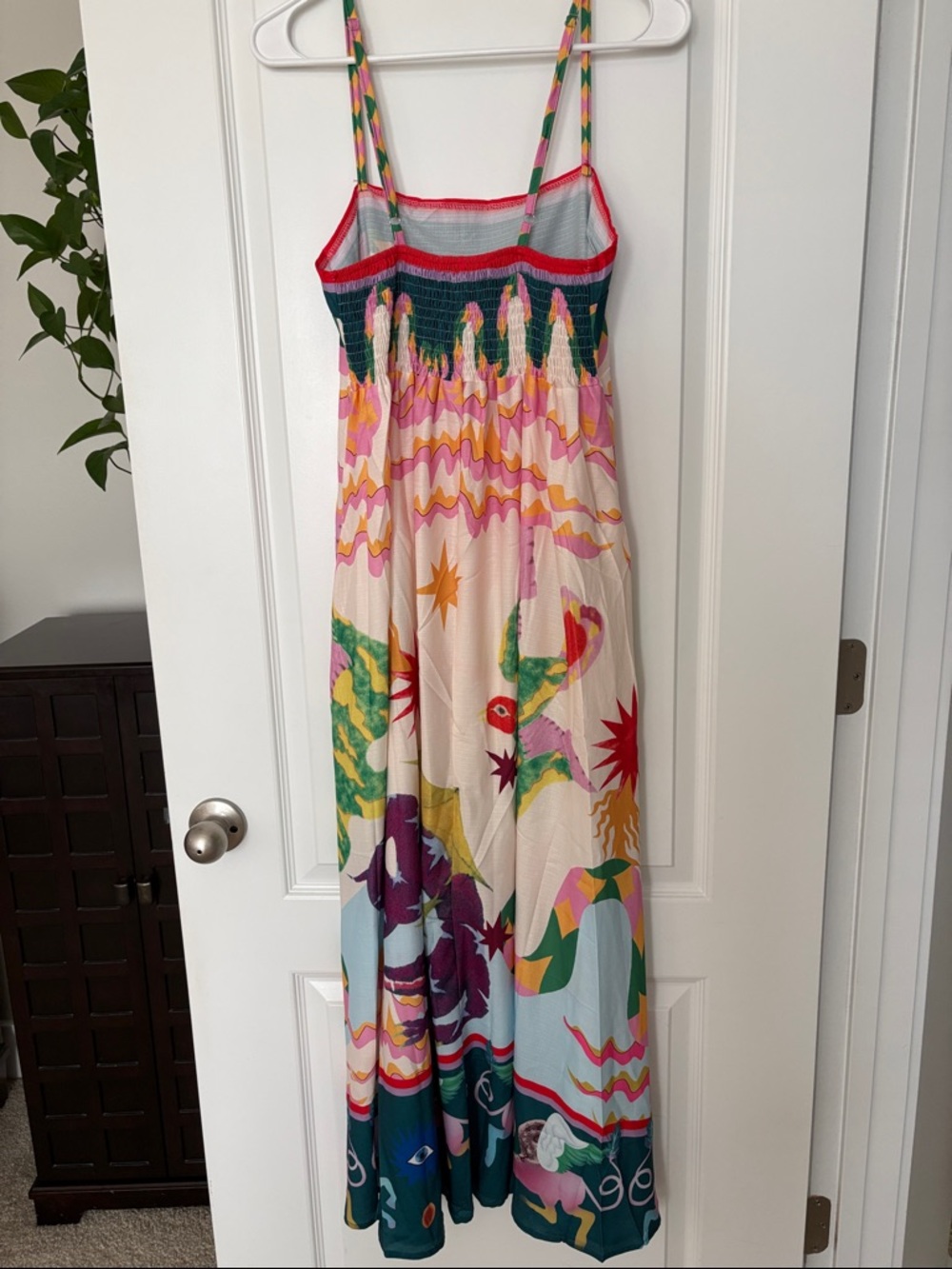 CHARLOTTE GREEN linen blend sun dress - Picture 6 of 12